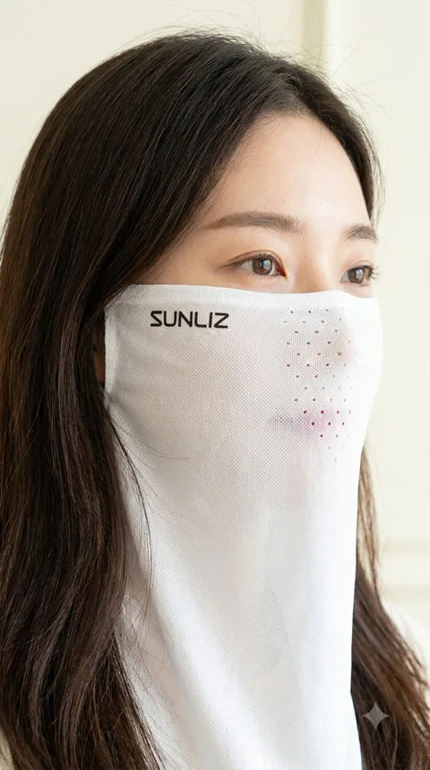 썬리즈 자외선차단 쿨 스포츠 골프 마스크 1+1